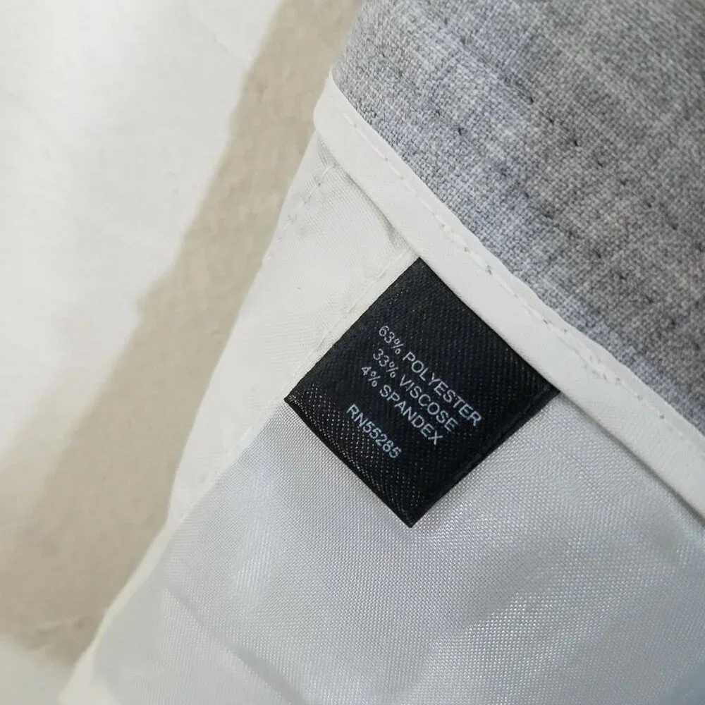 Express Design Studio Cropped Dress Pants Gray Size 4 - Picture 5 of 5